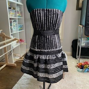 Strapless bcbg dress